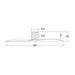 Myhouse Lighting Hinkley - 943160FMN-LDD - 60" Smart Fan - Marin Flush - Matte White