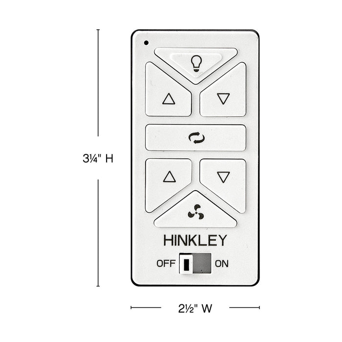 Myhouse Lighting Hinkley - 980024FWH - Wall Control - HIRO - White