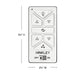 Myhouse Lighting Hinkley - 980024FWH - Wall Control - HIRO - White