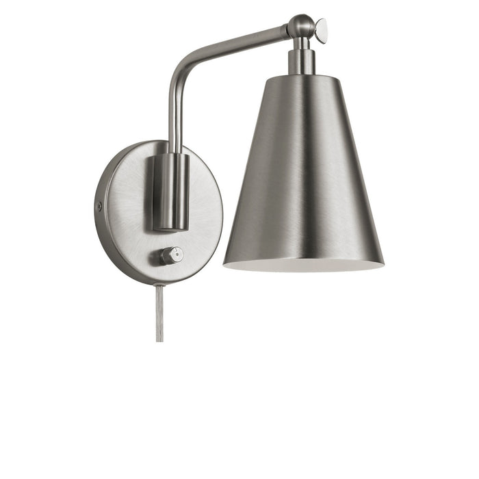 Myhouse Lighting Generation Lighting - GLW2001BN - One Light Wall Sconce - Drae - Brushed Nickel