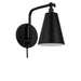 Myhouse Lighting Generation Lighting - GLW2001MBKE - One Light Wall Sconce - Drae - Midnight Black