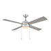 Myhouse Lighting Progress Lighting - P250127-009-30 - 52" Ceiling Fan - Quadd - Brushed Nickel