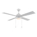 Myhouse Lighting Progress Lighting - P250127-28M-30 - 52" Ceiling Fan - Quadd - Matte White