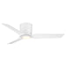Myhouse Lighting Progress Lighting - P250130-28M-30 - 48" Ceiling Fan - Rynn - Matte White