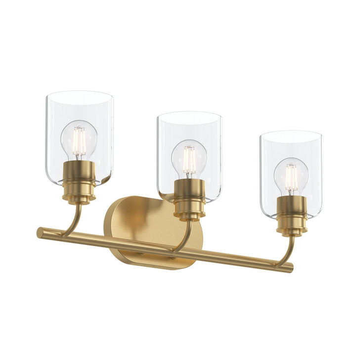 Myhouse Lighting Progress Lighting - P300567-191 - Three Light Bath Vanity - Reines - Brushed Gold