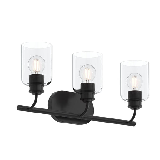 Myhouse Lighting Progress Lighting - P300567-31M - Three Light Bath Vanity - Reines - Matte Black