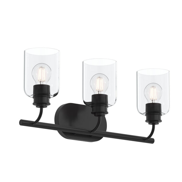 Myhouse Lighting Progress Lighting - P300567-31M - Three Light Bath Vanity - Reines - Matte Black