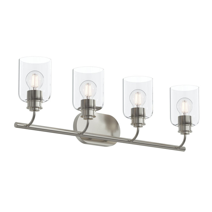 Myhouse Lighting Progress Lighting - P300568-009 - Four Light Bath Vanity - Reines - Brushed Nickel