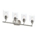 Myhouse Lighting Progress Lighting - P300568-009 - Four Light Bath Vanity - Reines - Brushed Nickel