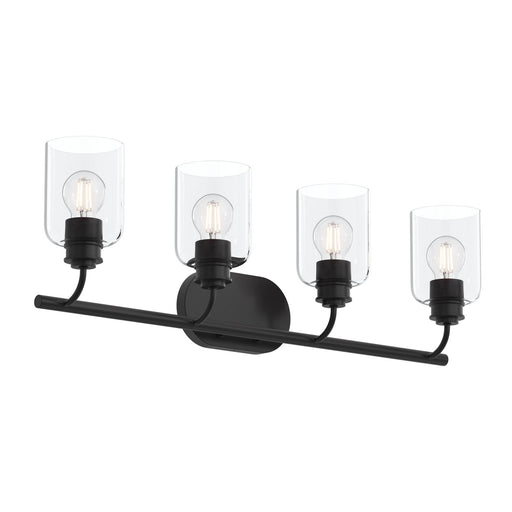 Myhouse Lighting Progress Lighting - P300568-31M - Four Light Bath Vanity - Reines - Matte Black