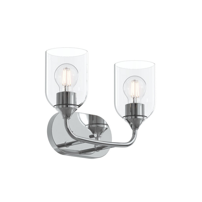 Myhouse Lighting Progress Lighting - P300572-015 - Two Light Bath Vanity - Ilia - Polished Chrome