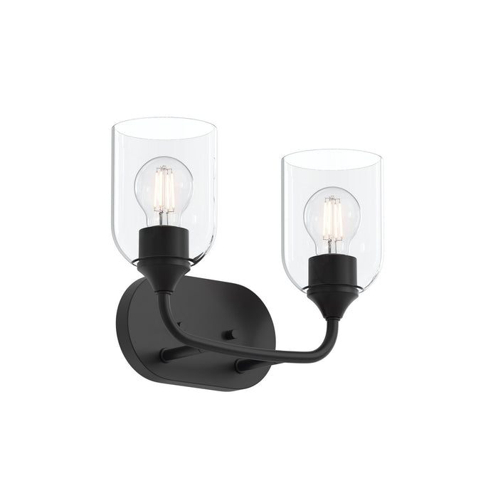 Myhouse Lighting Progress Lighting - P300572-31M - Two Light Bath Vanity - Ilia - Matte Black