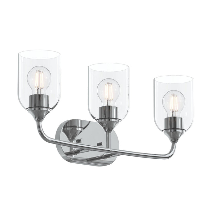 Myhouse Lighting Progress Lighting - P300573-015 - Three Light Bath Vanity - Ilia - Polished Chrome