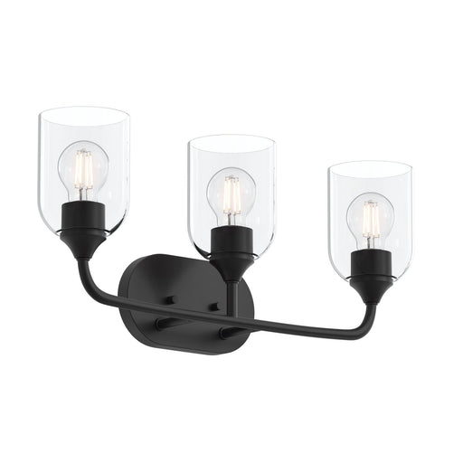 Myhouse Lighting Progress Lighting - P300573-31M - Three Light Bath Vanity - Ilia - Matte Black