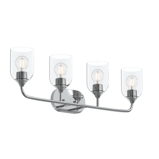 Myhouse Lighting Progress Lighting - P300574-015 - Four Light Bath Vanity - Ilia - Polished Chrome