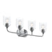 Myhouse Lighting Progress Lighting - P300574-015 - Four Light Bath Vanity - Ilia - Polished Chrome