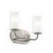 Myhouse Lighting Progress Lighting - P300575-009 - Two Light Bath Vanity - Mack - Brushed Nickel