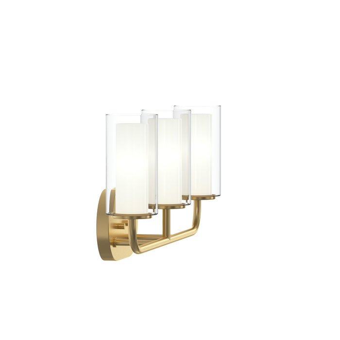 Myhouse Lighting Progress Lighting - P300576-191 - Three Light Bath Vanity - Mack - Brushed Gold