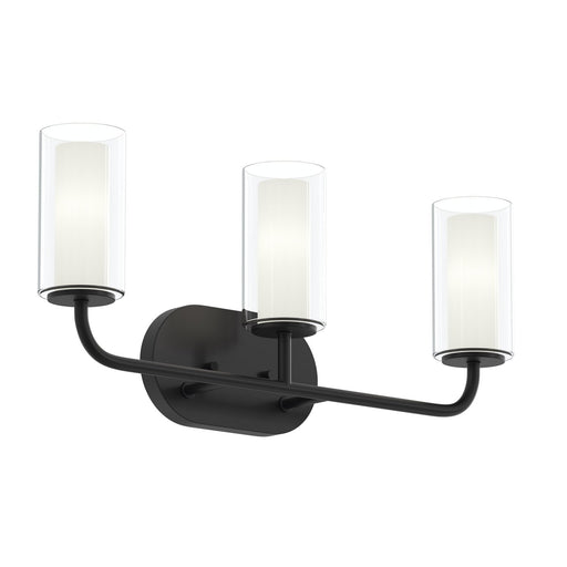Myhouse Lighting Progress Lighting - P300576-31M - Three Light Bath Vanity - Mack - Matte Black