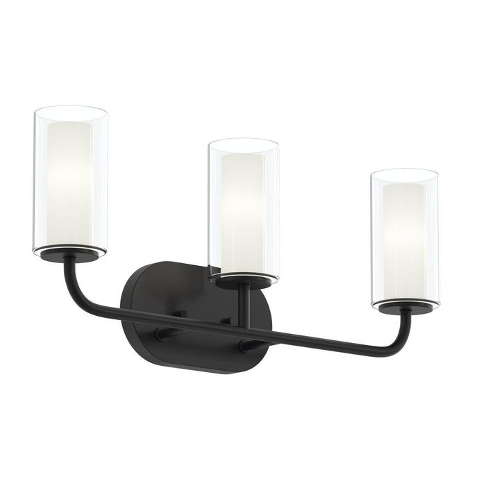Myhouse Lighting Progress Lighting - P300576-31M - Three Light Bath Vanity - Mack - Matte Black