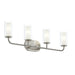 Myhouse Lighting Progress Lighting - P300577-009 - Four Light Bath Vanity - Mack - Brushed Nickel