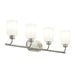 Myhouse Lighting Progress Lighting - P300580-009 - Four Light Bath Vanity - Reines - Brushed Nickel