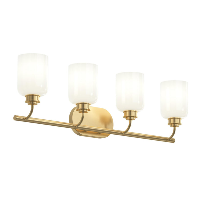 Myhouse Lighting Progress Lighting - P300580-191 - Four Light Bath Vanity - Reines - Brushed Gold