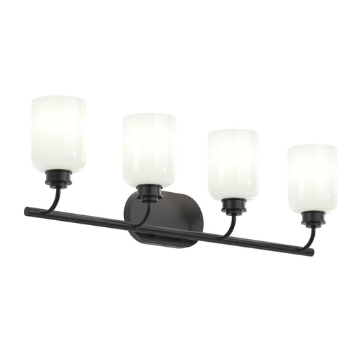 Myhouse Lighting Progress Lighting - P300580-31M - Four Light Bath Vanity - Reines - Matte Black