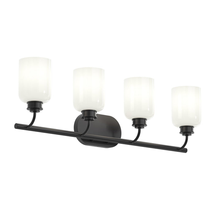 Myhouse Lighting Progress Lighting - P300580-31M - Four Light Bath Vanity - Reines - Matte Black