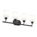 Myhouse Lighting Progress Lighting - P300580-31M - Four Light Bath Vanity - Reines - Matte Black
