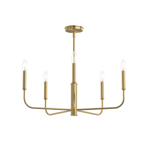 Myhouse Lighting Progress Lighting - P400446-191 - Five Light Chandelier - Reines - Brushed Gold