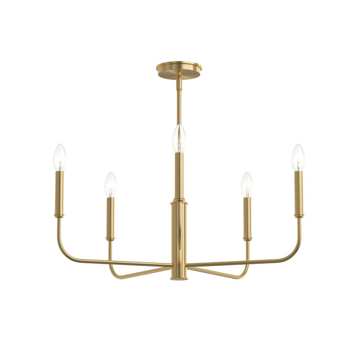 Myhouse Lighting Progress Lighting - P400446-191 - Five Light Chandelier - Reines - Brushed Gold