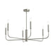 Myhouse Lighting Progress Lighting - P400448-009 - Six Light Chandelier - Reines - Brushed Nickel
