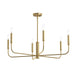 Myhouse Lighting Progress Lighting - P400448-191 - Six Light Chandelier - Reines - Brushed Gold