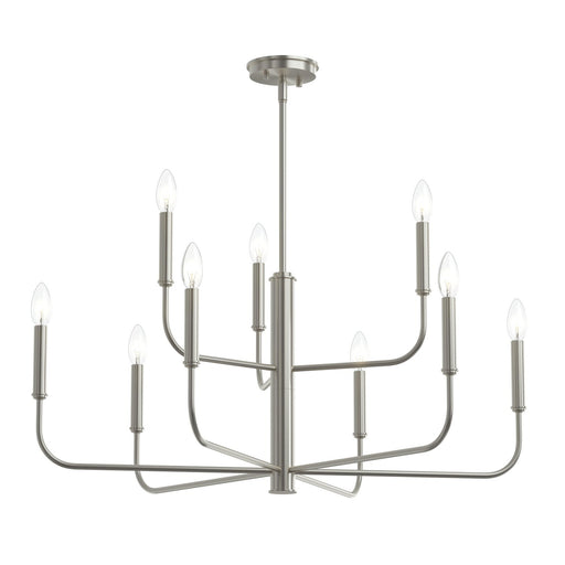 Myhouse Lighting Progress Lighting - P400449-009 - Nine Light Chandelier - Reines - Brushed Nickel