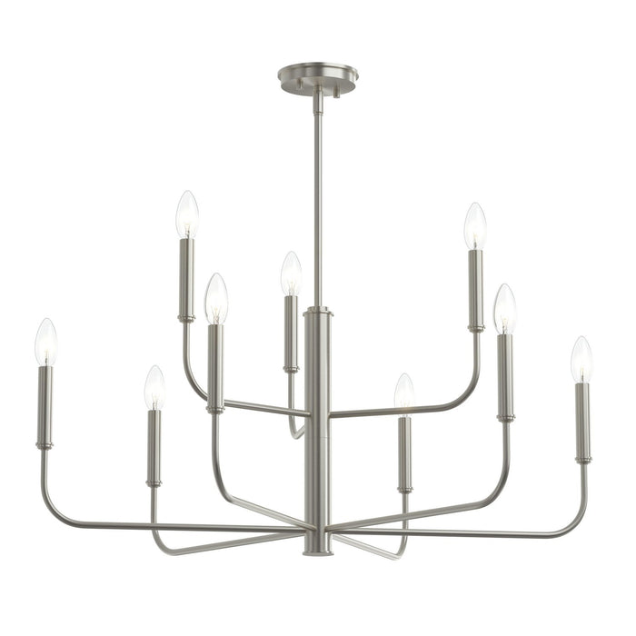 Myhouse Lighting Progress Lighting - P400449-009 - Nine Light Chandelier - Reines - Brushed Nickel