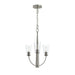 Myhouse Lighting Progress Lighting - P400452-009 - Three Light Chandelier - Jheni - Brushed Nickel