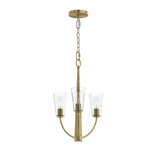 Myhouse Lighting Progress Lighting - P400452-191 - Three Light Chandelier - Jheni - Brushed Gold
