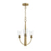 Myhouse Lighting Progress Lighting - P400452-191 - Three Light Chandelier - Jheni - Brushed Gold