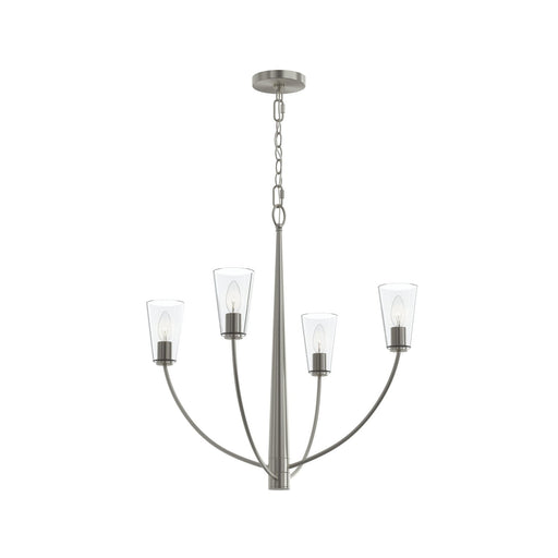 Myhouse Lighting Progress Lighting - P400453-009 - Four Light Chandelier - Jheni - Brushed Nickel