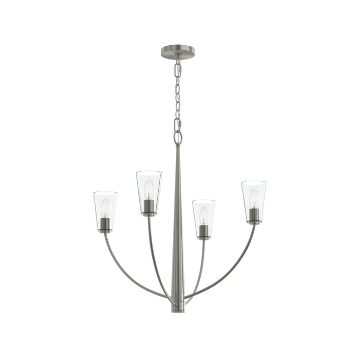 Myhouse Lighting Progress Lighting - P400453-009 - Four Light Chandelier - Jheni - Brushed Nickel