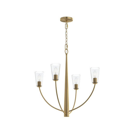 Myhouse Lighting Progress Lighting - P400453-191 - Four Light Chandelier - Jheni - Brushed Gold