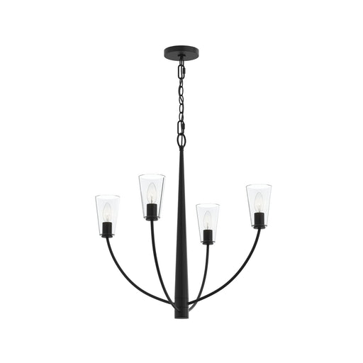 Myhouse Lighting Progress Lighting - P400453-31M - Four Light Chandelier - Jheni - Matte Black