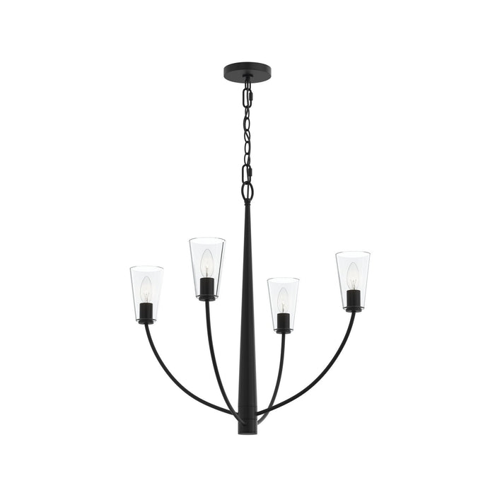Myhouse Lighting Progress Lighting - P400453-31M - Four Light Chandelier - Jheni - Matte Black