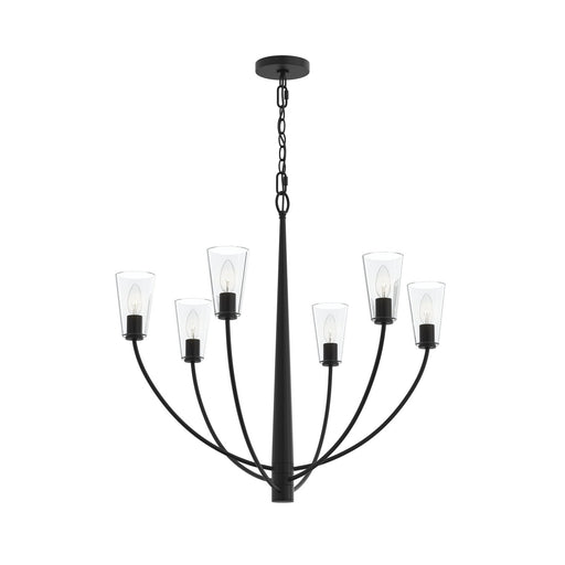 Myhouse Lighting Progress Lighting - P400454-31M - Six Light Chandelier - Jheni - Matte Black