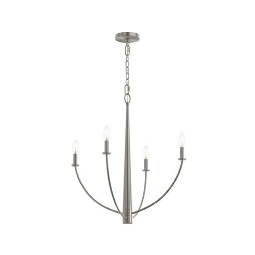 Myhouse Lighting Progress Lighting - P400458-009 - Four Light Chandelier - Jheni - Brushed Nickel