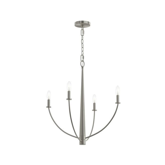 Myhouse Lighting Progress Lighting - P400458-009 - Four Light Chandelier - Jheni - Brushed Nickel