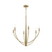 Myhouse Lighting Progress Lighting - P400459-191 - Six Light Chandelier - Jheni - Brushed Gold