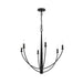 Myhouse Lighting Progress Lighting - P400459-31M - Six Light Chandelier - Jheni - Matte Black