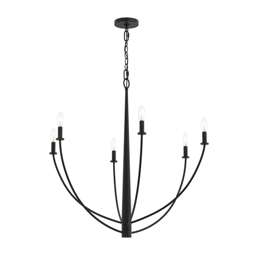 Myhouse Lighting Progress Lighting - P400460-31M - Six Light Chandelier - Jheni - Matte Black